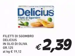 Coal Filetti di sgombro delicius in olio di oliva offerta