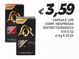 Coal Capsule lor comp. nespresso ristretto/barista offerta