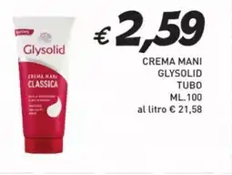 Coal Crema mani GLYSOLID offerta
