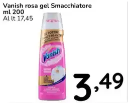 Famila Vanish rosa gel Smacchiatore offerta