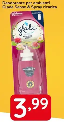 Famila Deodorante per ambienti Glade Sense & Spray ricarica offerta