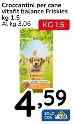 Famila Croccantini per cane vitafit balance Friskies offerta