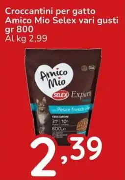 Famila Croccantini per gatto Amico Mio Selex offerta