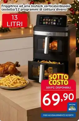 Famila Luminarc Friggitrice ad aria Joyteck verticale/doppio cestello offerta