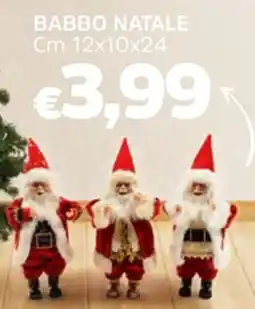 Famila Babbo natale cm 12x10x24 offerta