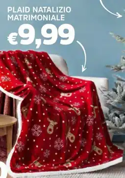 Famila Plaid natalizio matrimoniale offerta