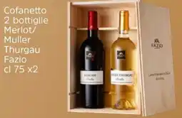 Famila Cofanetto 2 bottiglie Merlot/ Muller Thurgau Fazio offerta
