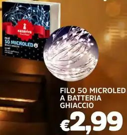Famila Filo 50 microled a batteria ghiaccio offerta