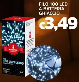 Famila Filo 100 led a batteria ghiaccio offerta