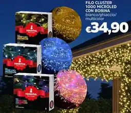 Famila Filo cluster 1000 microled con bobina offerta