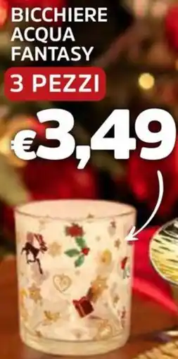 Famila Bicchiere acqua fantasy offerta