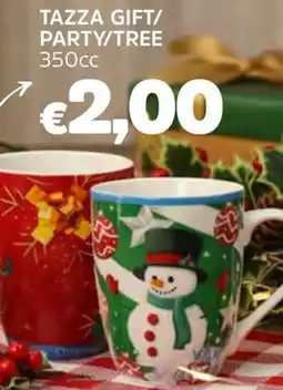 Famila Tazza gift/party/tree 350cc offerta