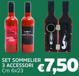 Famila Set sommelier 3 accessori cm 6x23 offerta
