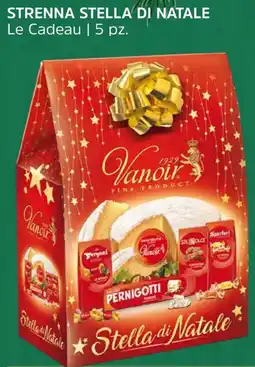 Famila Strenna stella di natale Le Cadeau 5 pz. offerta