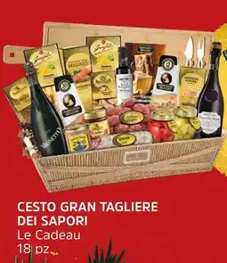 Famila Cesto gran tagliere dei sapori Le Cadeau 18 pz offerta