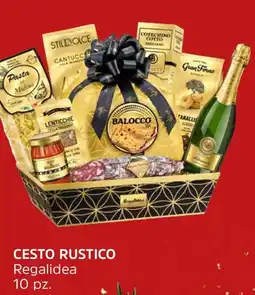 Famila Cesto rustico Regalidea 10 pz offerta