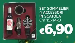 Famila Set sommelier 4 accessori in scatola offerta