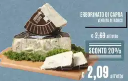 Il Gigante Erborinato di capra vendita al banco offerta