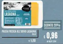 Il Gigante Pasta fresca all'uovo lasagna offerta