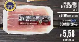 Il Gigante Prosciutto di norcia IGP offerta