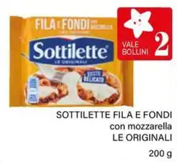 Il Gigante Sottilette fila e fondi LE ORIGINALI offerta