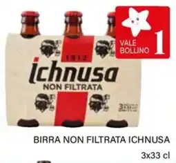 Il Gigante Birra non filtrata ICHNUSA offerta
