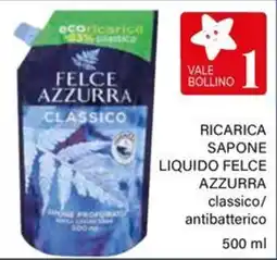 Il Gigante Ricarica sapone liquido FELCE AZZURRA offerta