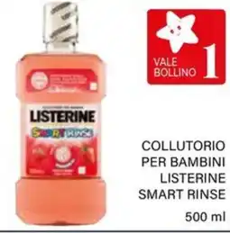 Il Gigante Collutorio per bambini listerine smart rinse offerta