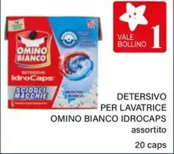 Il Gigante Detersivo per lavatrice omino bianco idrocaps offerta