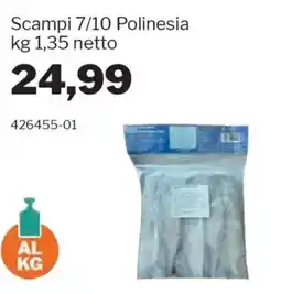 GrosMarket Scampi 7/10 Polinesia offerta