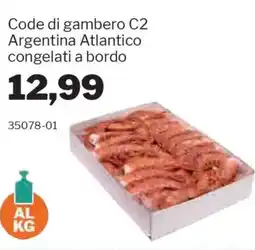 GrosMarket Code di gambero C2 Argentina Atlantico congelati a bordo offerta