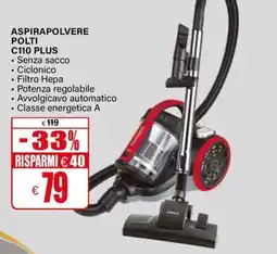Il Gigante Aspirapolvere POLTI C110 PLUS offerta