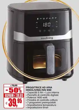 Il Gigante FRIGGITRICE AD ARIA INNOLIVING INN-890 offerta