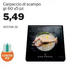 GrosMarket Carpaccio di scampo offerta