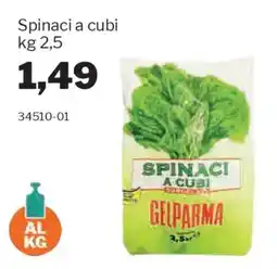 GrosMarket Spinaci a cubi offerta