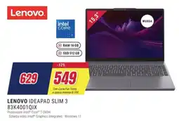 Trony LENOVO IDEAPAD SLIM 3 83K4001QIX offerta