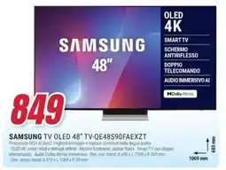 Trony SAMSUNG TV OLED 48″ TV-QE48S90FAEXZT offerta