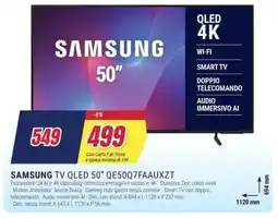 Trony SAMSUNG TV QLED 50" QE50Q7FAAUXZT offerta