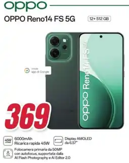 Trony OPPO Reno14 FS 5G offerta