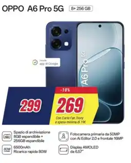 Trony OPPO A6 Pro 5G offerta