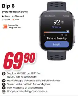 Trony amazfit Bip 6 offerta