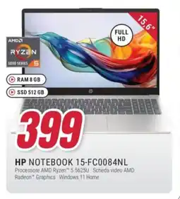 Trony HP NOTEBOOK 15-FC0084NL offerta
