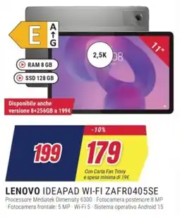 Trony LENOVO IDEAPAD WI-FI ZAFR0405SE offerta