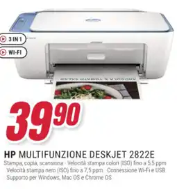 Trony HP MULTIFUNZIONE DESKJET 2822E offerta