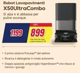 Trony DREAME Robot Lavapavimenti X50UltraCombo offerta