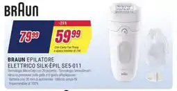Trony BRAUN EPILATORE ELETTRICO SILK-ÈPIL SE5-011 offerta