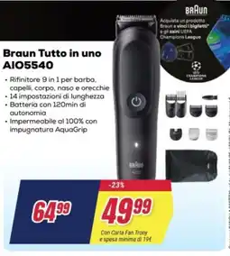 Trony Braun Tutto in uno AIO5540 offerta