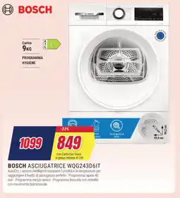 Trony BOSCH ASCIUGATRICE WQG243D6IT offerta