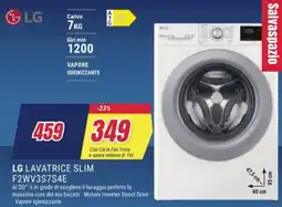 Trony LG LAVATRICE SLIM F2WV3S7S4E offerta