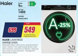 Trony HAIER LAVATRICE HW90B1459 offerta